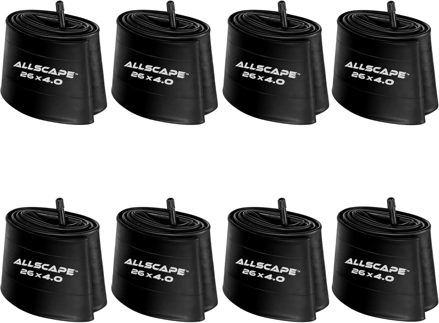 HEB Allscape 26x4" Tubes- Heavy Duty Bike Tube for Ebike Tires - Puncture Resistant Inner Tube for 26x4