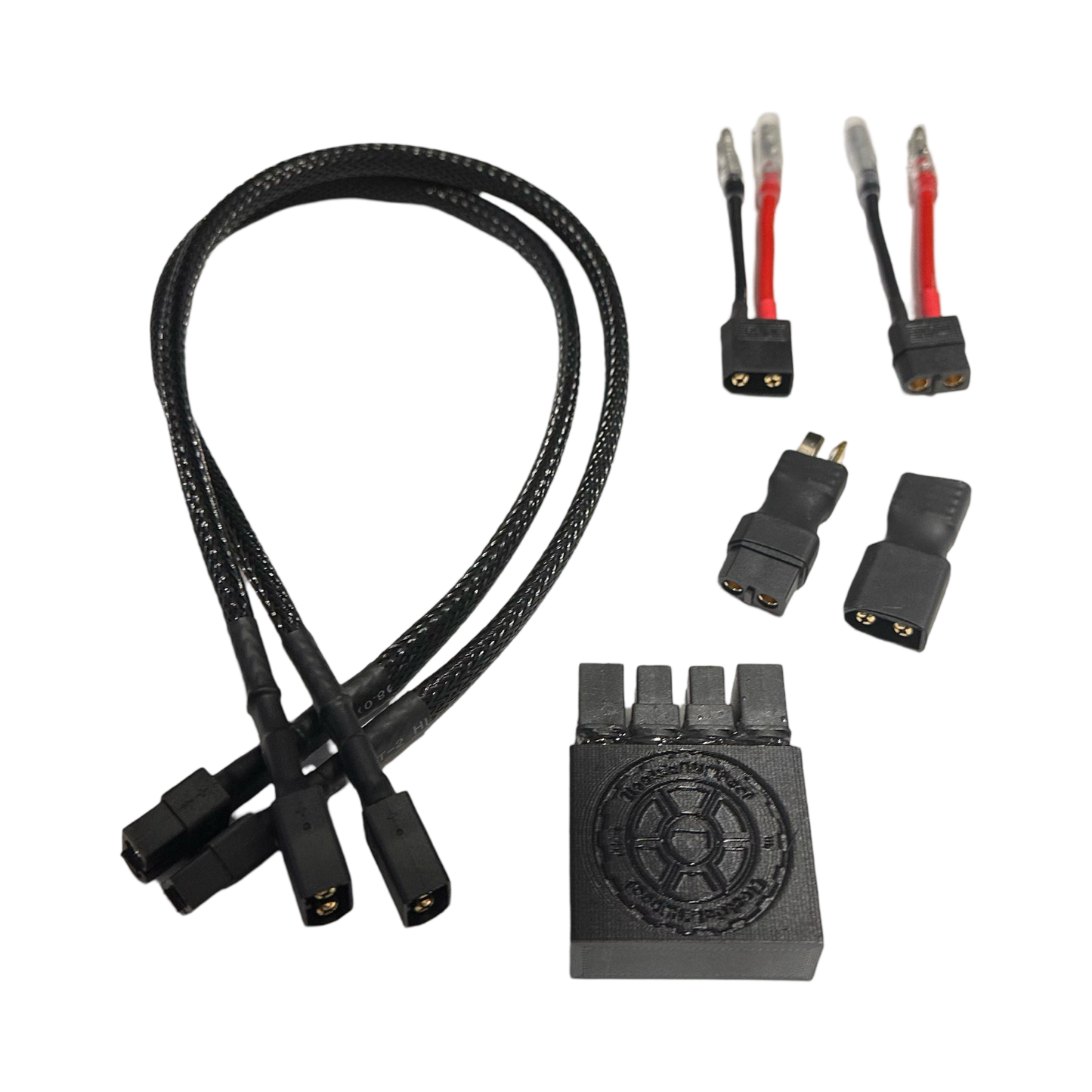 DateX2 Dx2 30A (60A MAX) Universal Dual Battery Dual Output Discharge Balancer Kit (Bullet, T-Plug, XT60)