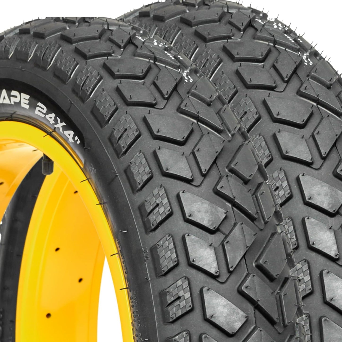 HEB ALLSCAPE® Fat Tire SET of 2 Tires and 2 Tubes for Ebikes