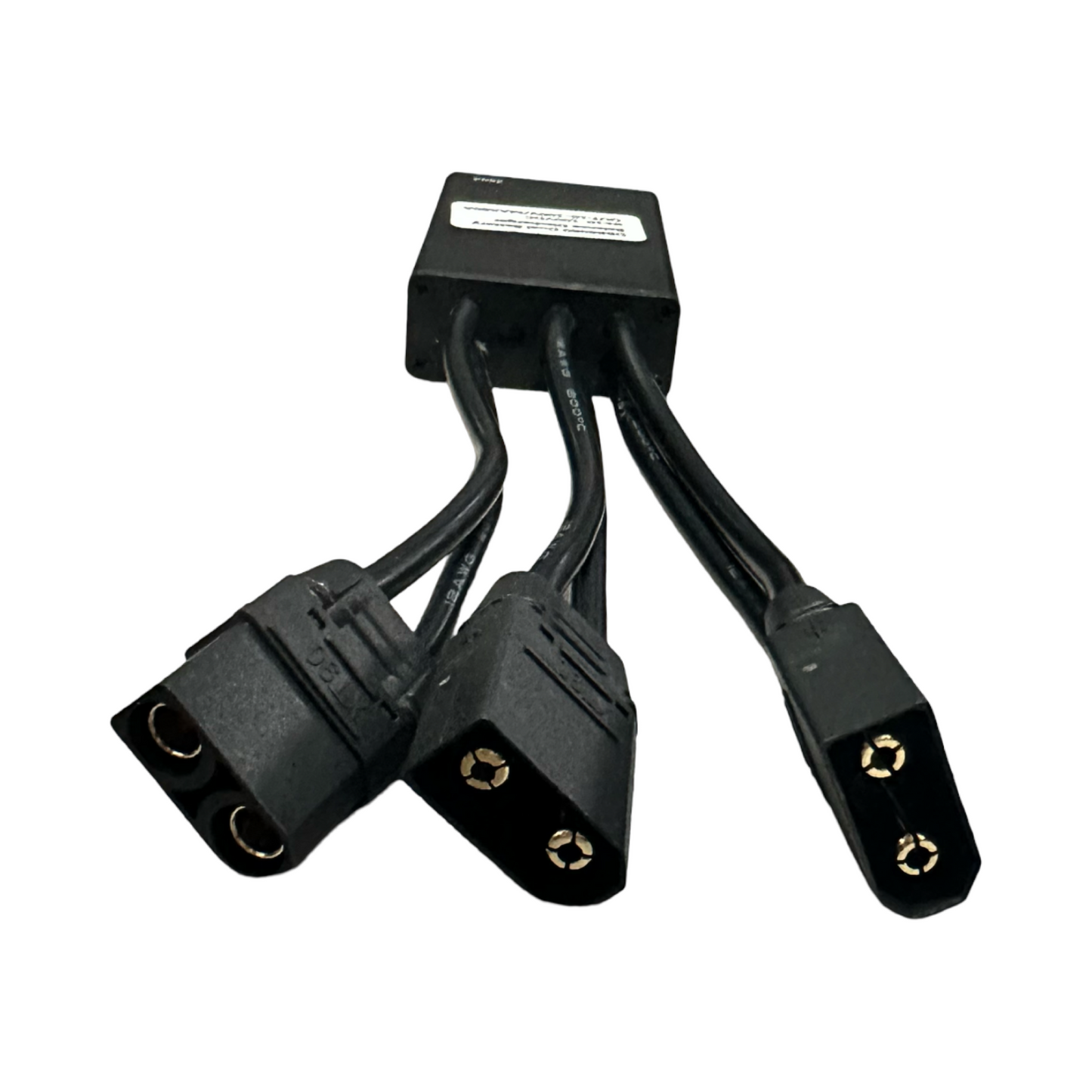 60A Dual Battery Discharge Balancer Kit (12AWG, XT90 Connector, XT90-XT60 Adapters M/F)