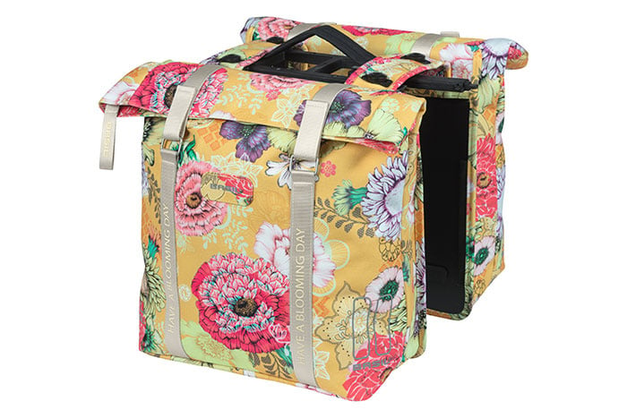 Basil Bloom Field Double Pannier Yellow