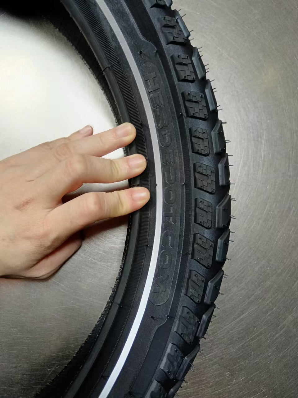 HEB ALLSCAPE® Fat Tire SET of 2 Tires and 2 Tubes 20" x 3" W/ REFLECTIVE CIRCLE