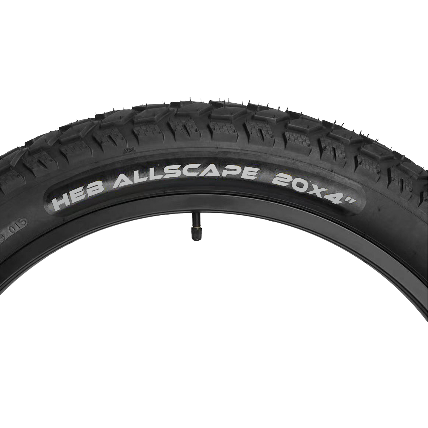 HEB ALLSCAPE® Fat Tire SET of 2 Tires and 2 Tubes 20" x 4" for Ebikes