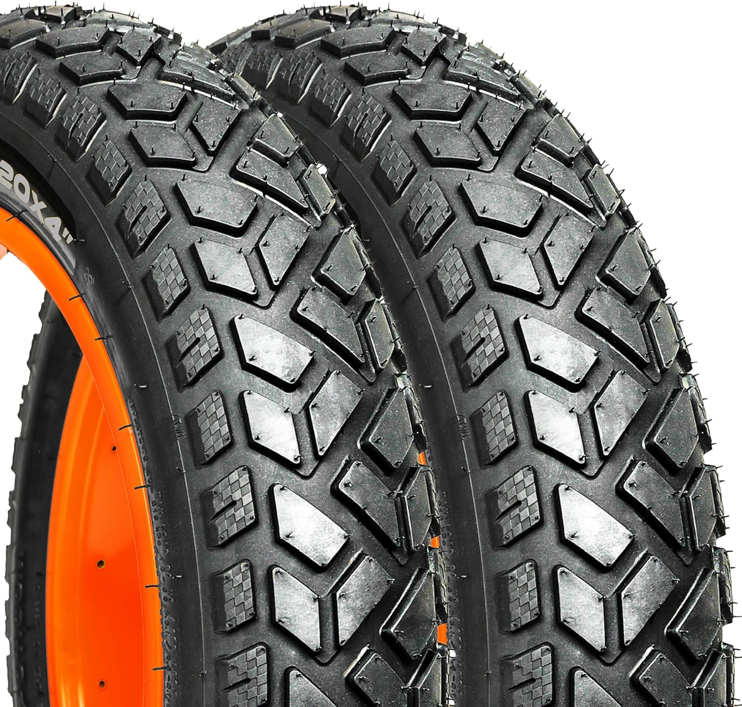HEB ALLSCAPE® Fat Tire SET of 2 Tires and 2 Tubes for Ebikes