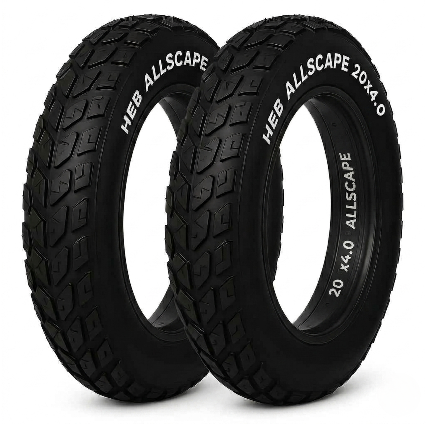 HEB ALLSCAPE® BUNDLE Fat Tires-  SET OF 20"x 4.0" (2) Tires, (2)Tubes, and a 13 OZ Bottle of Sealant.