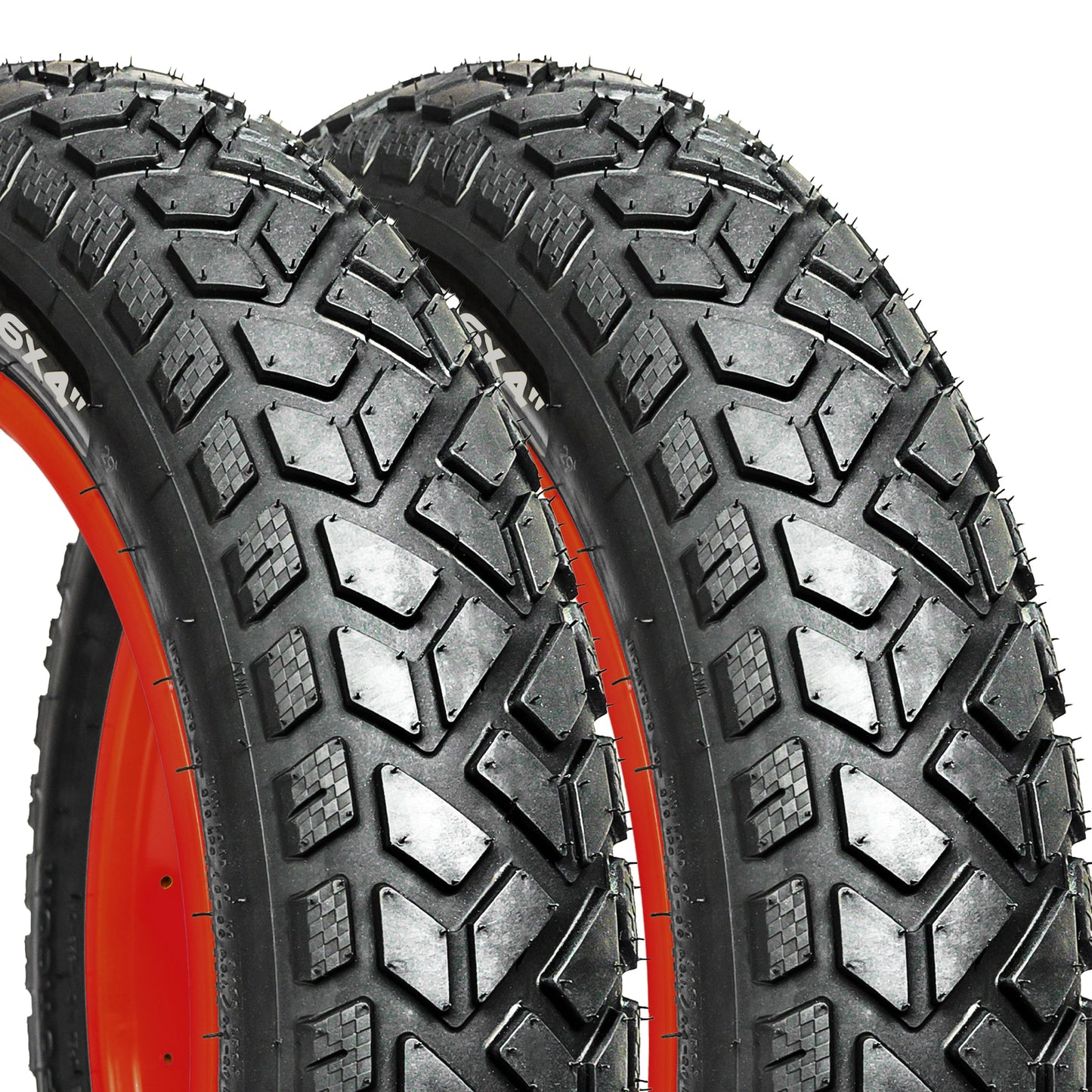 HEB ALLSCAPE® Fat Tire SET of 2 Tires and 2 Tubes for Ebikes