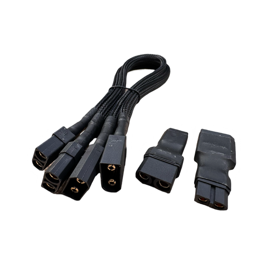 Premier (10AWG) XT90 Extension Cables with XT60-XT90 adapters