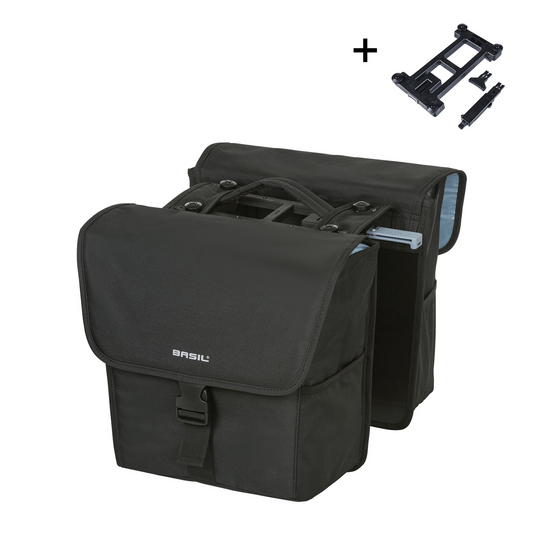 Basil Go MIK Double Pannier Bag
