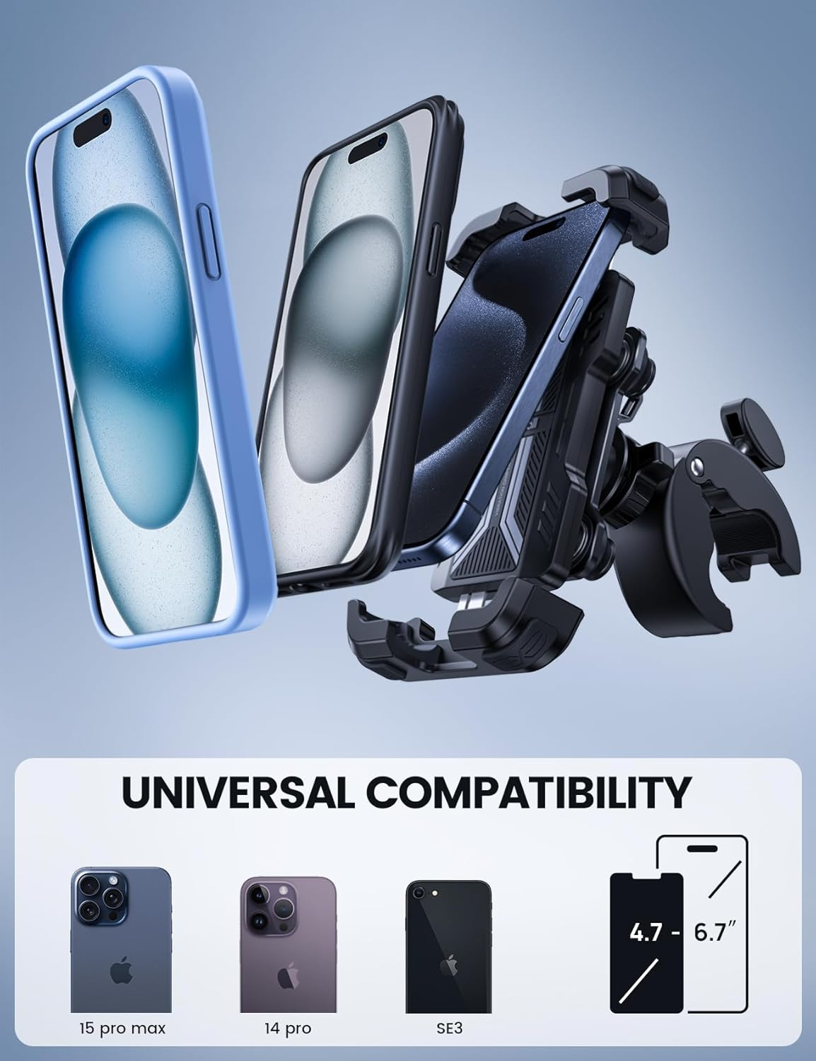 Cell Phone Holder - Premium Anti-Shake