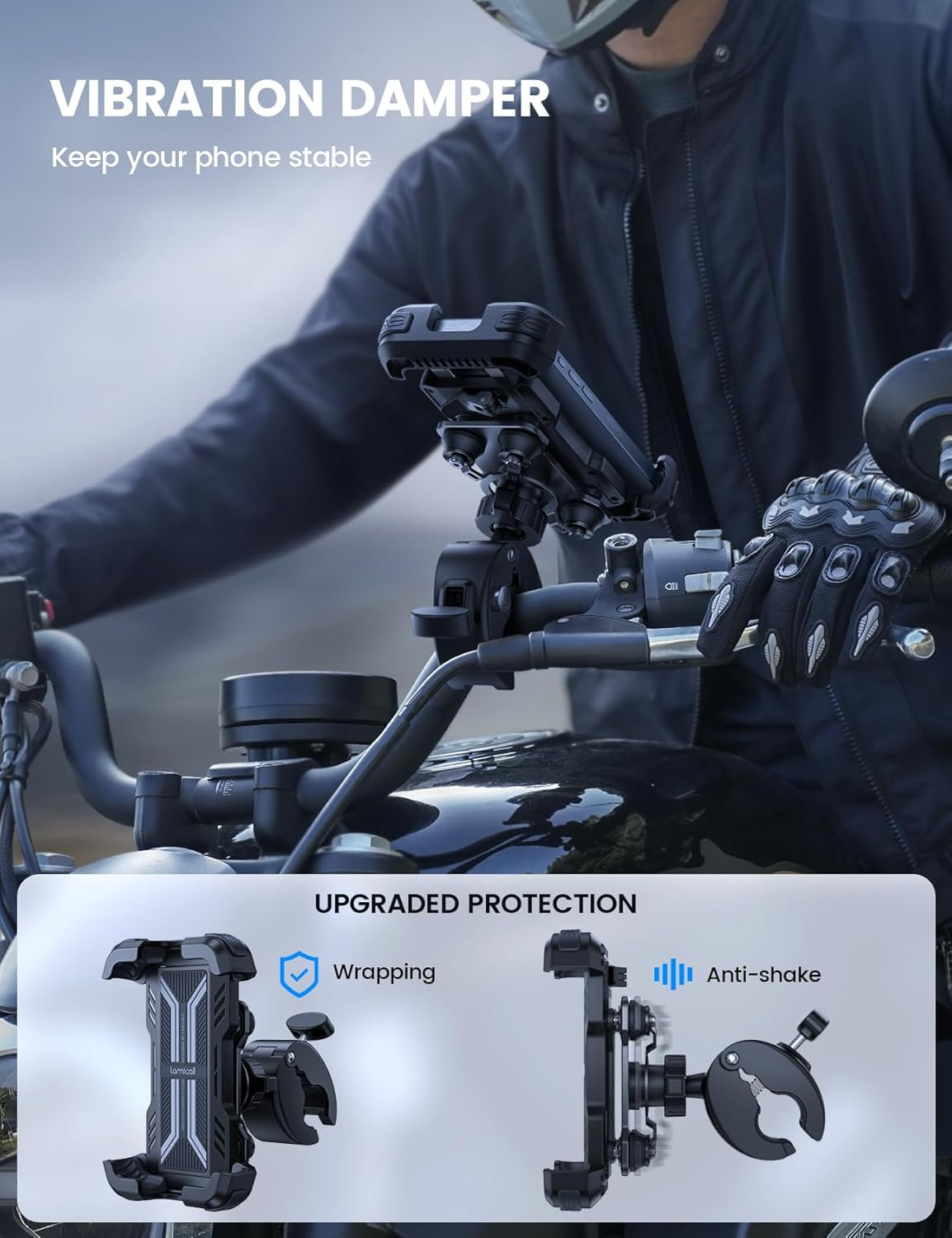 Cell Phone Holder - Premium Anti-Shake