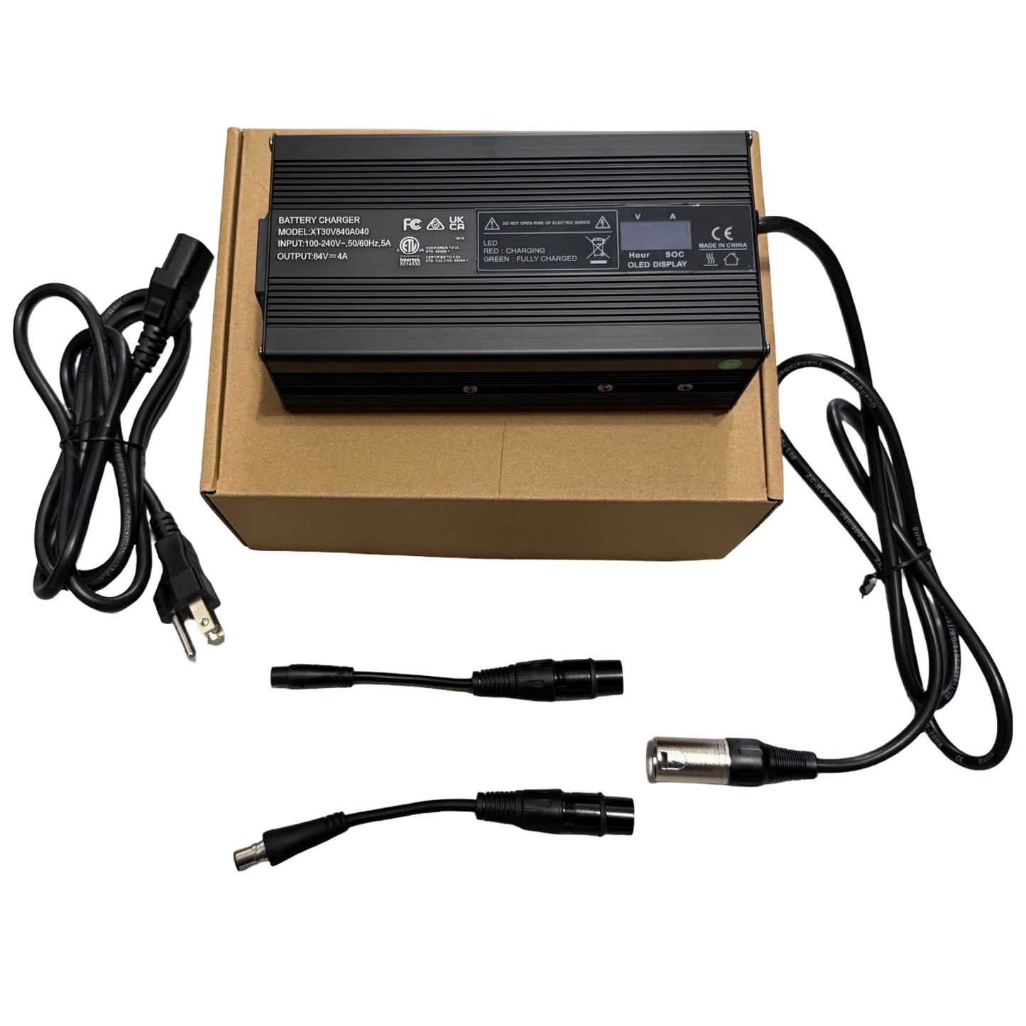 72V 4A Smart Charger Kit for E-Bikes (84V)