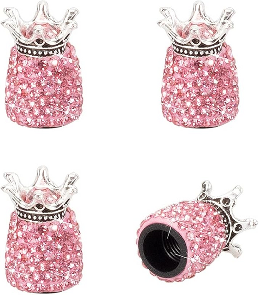 Valve Gems - Pink Crowns