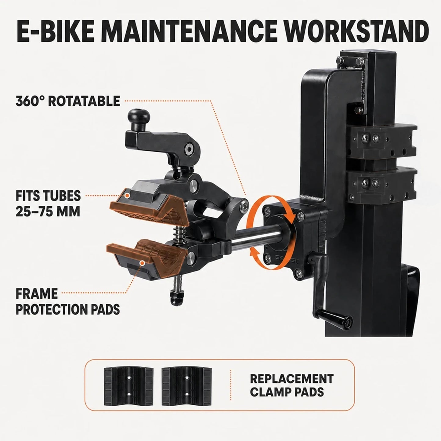 CRAVOT MastJack Height Adjustable Ebike Repair Stand