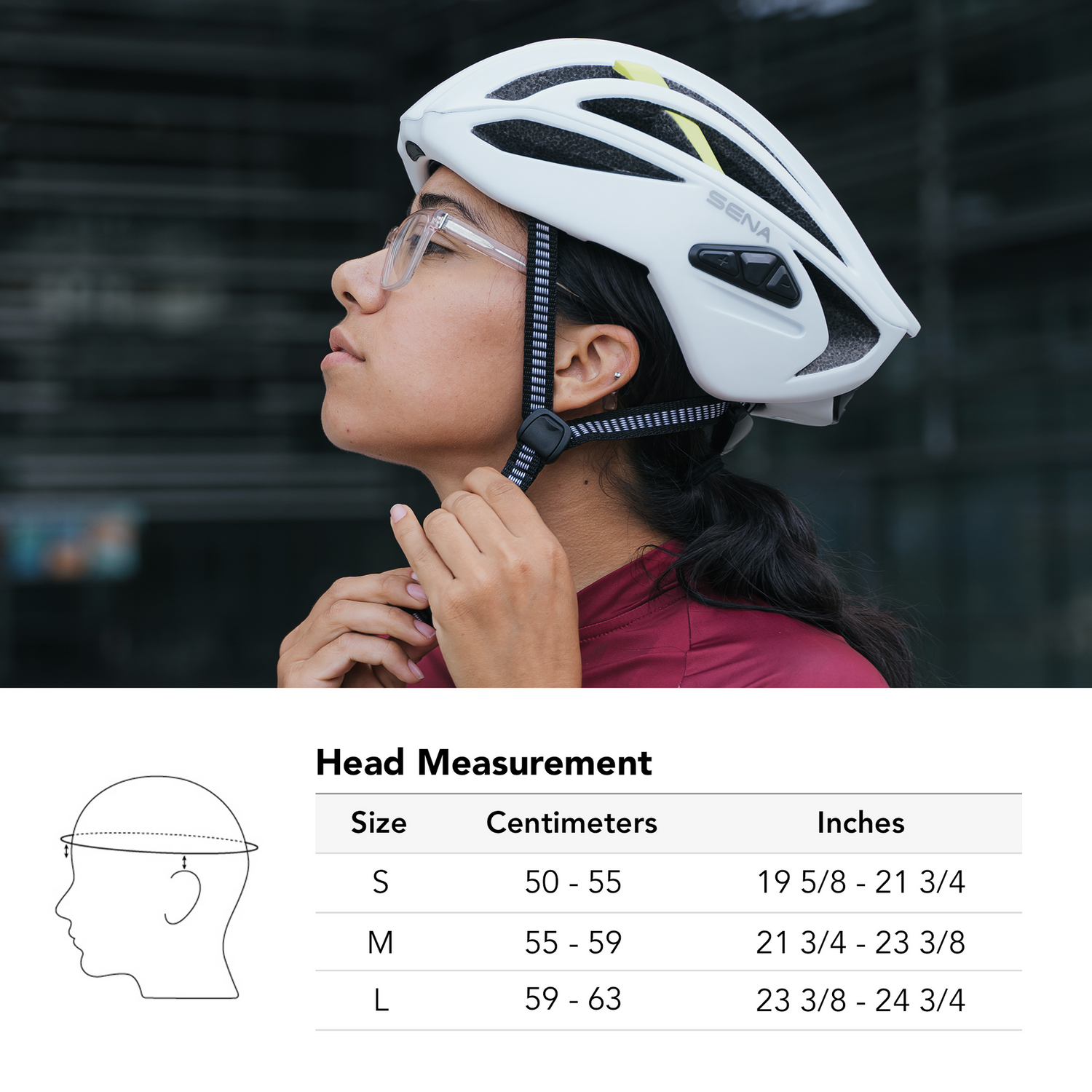 Sena R2 Smart Cycling Helmet 2024 L MATTE Black