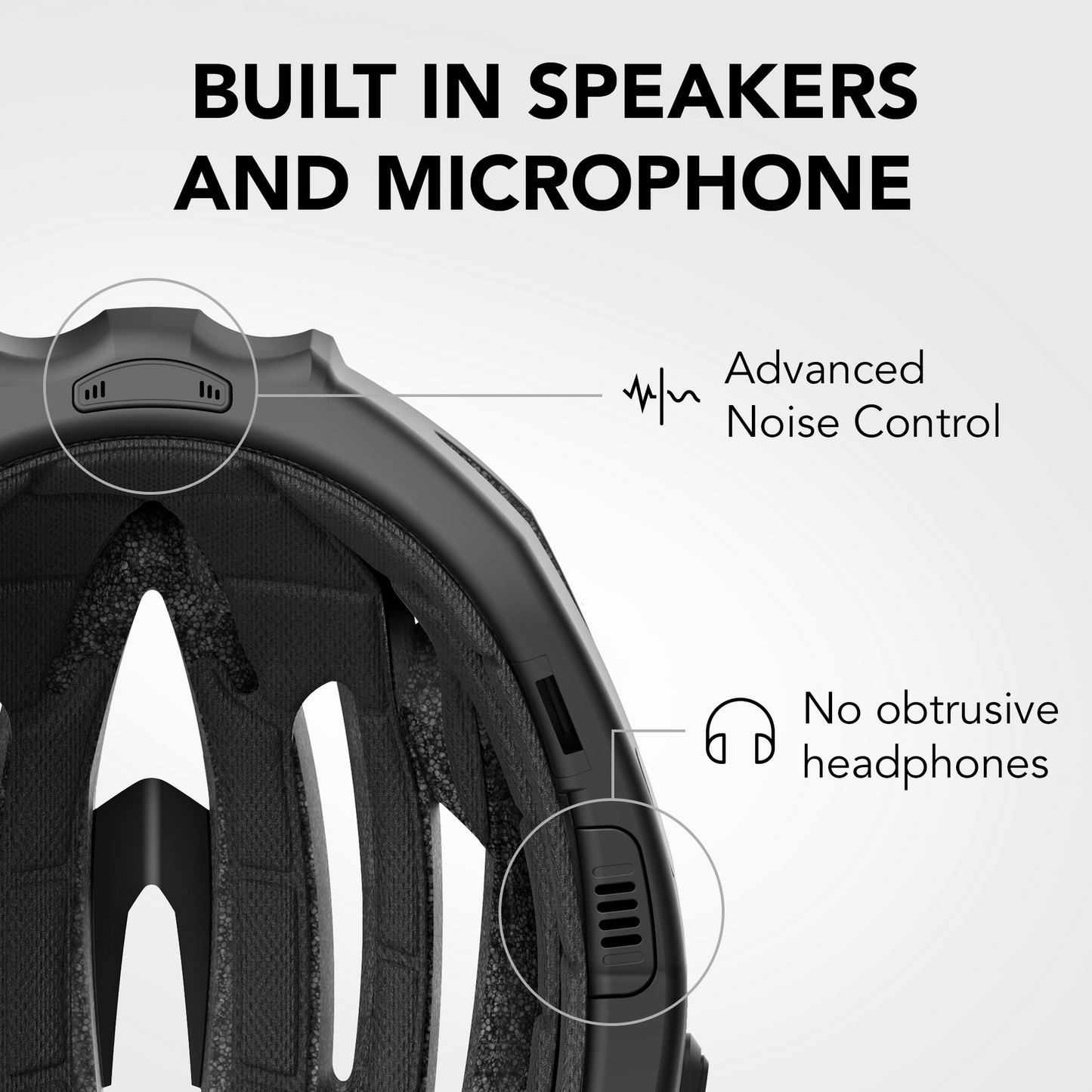 R2 EVO Road Cycling Smart Helmet w/ Mesh Intercom