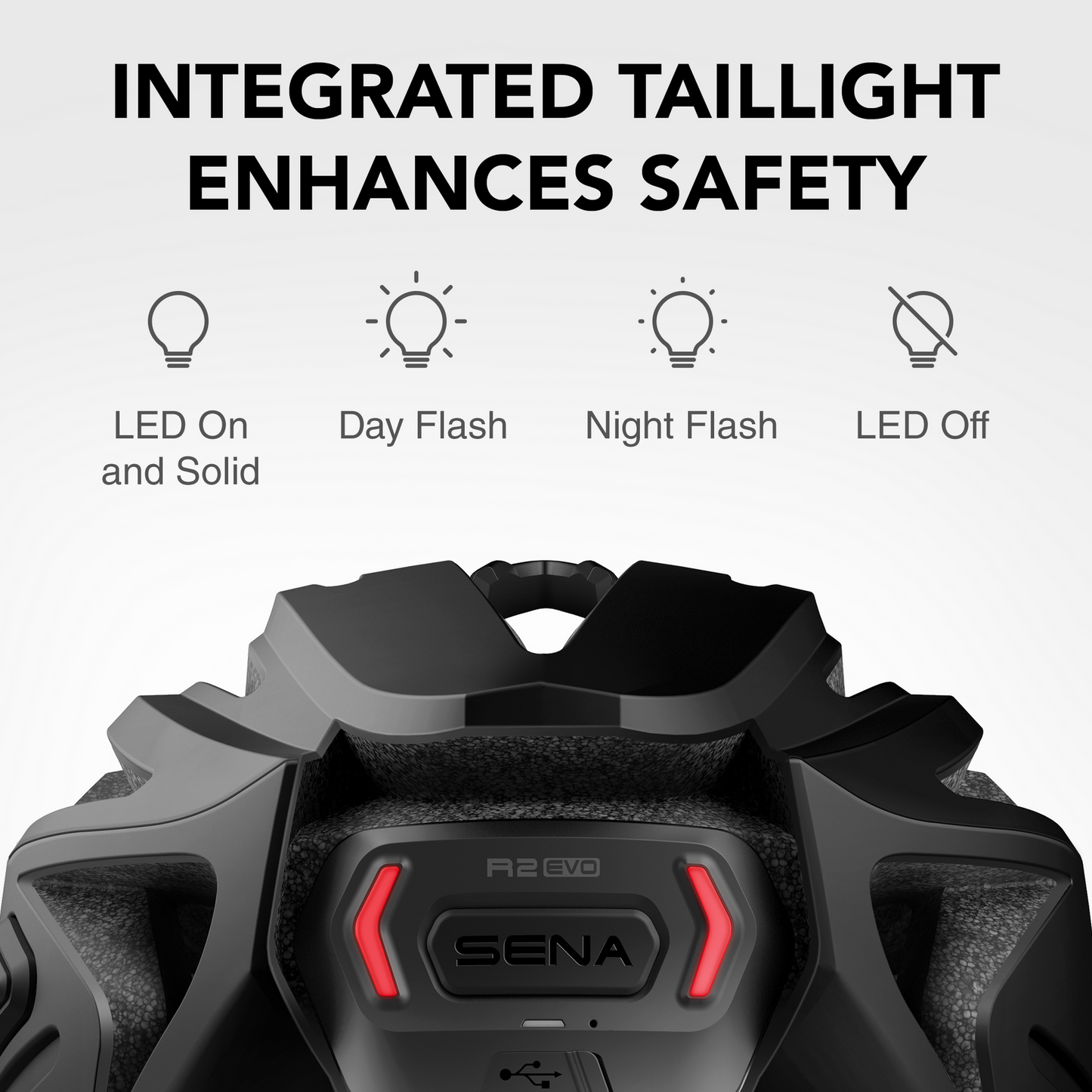 R2 EVO Road Cycling Smart Helmet w/ Mesh Intercom